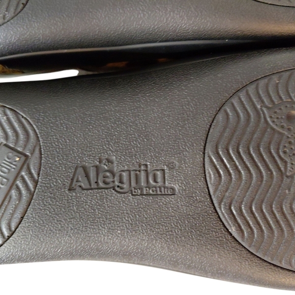 ALEGRIA Kel Leopard Print Patent Flats Women's Size 10 Slip-On Comfort Shoes - Picture 11 of 13